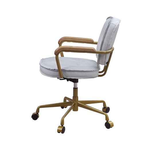 Siecross Office Chair, Vintage White