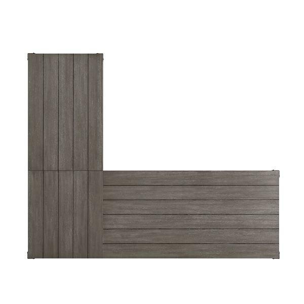 Talmar Writing Desk w/Lift Top, Weathered Gray Finish