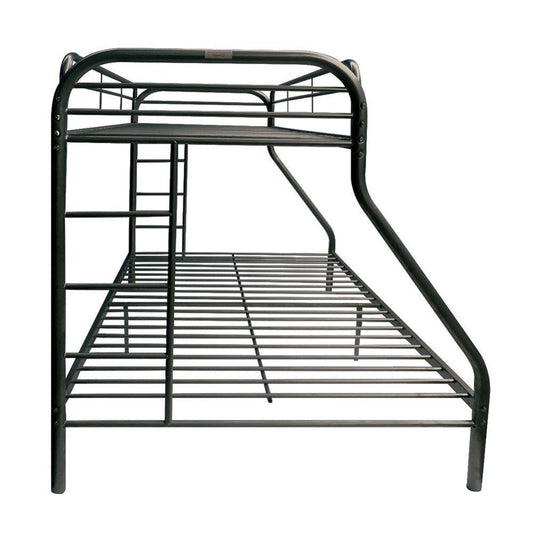 Tritan Twin/Full Bunk Bed, Black
