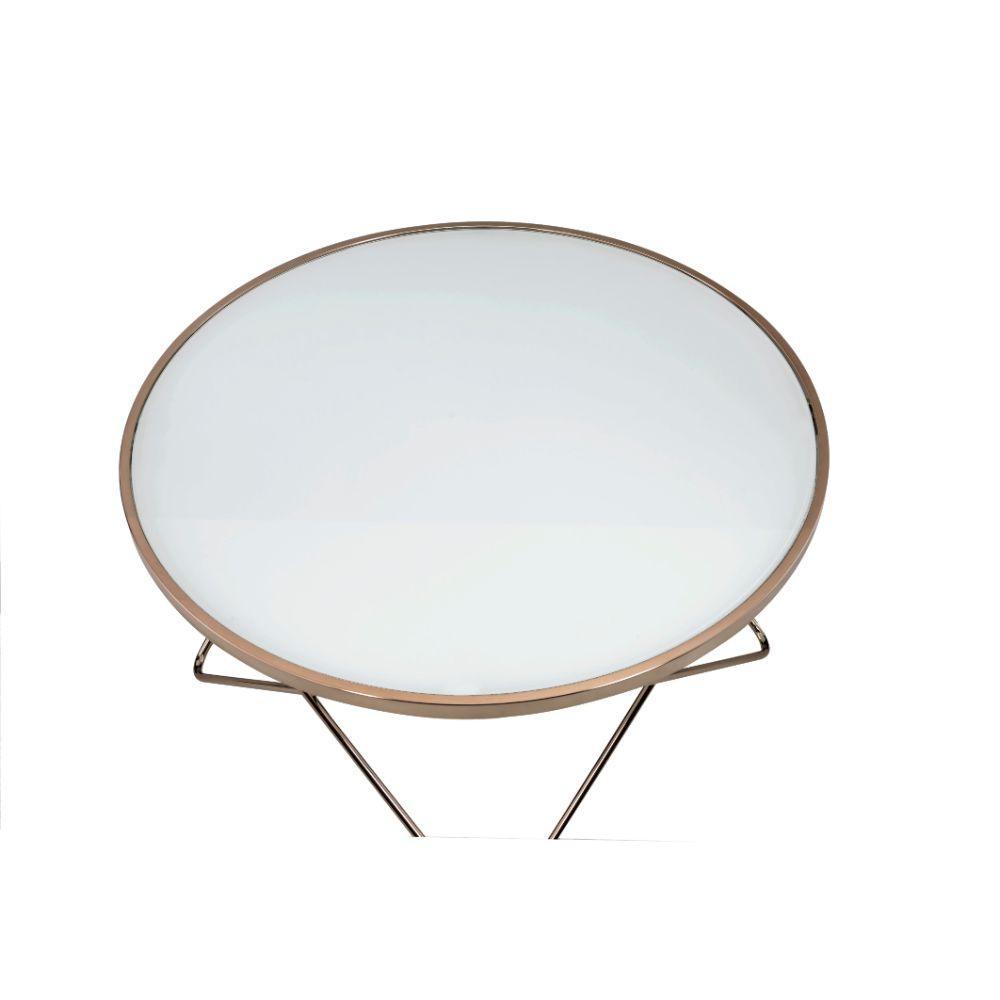 Valora Coffee Table, Champagne & Frosted Glass