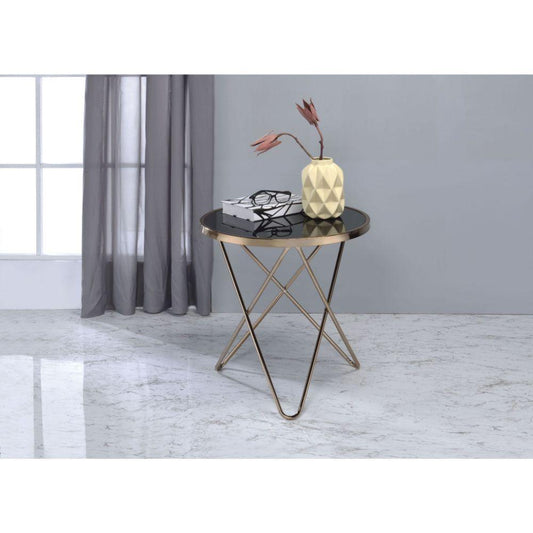 Valora End Table, Black