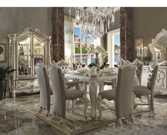 Versailles Counter Height Table, Bone White