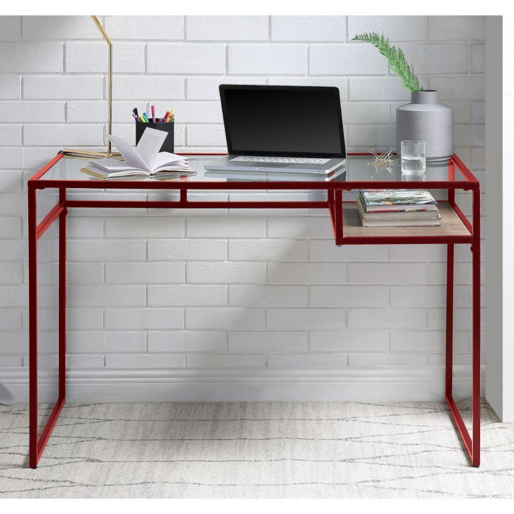 Yasin Writing Desk, Red