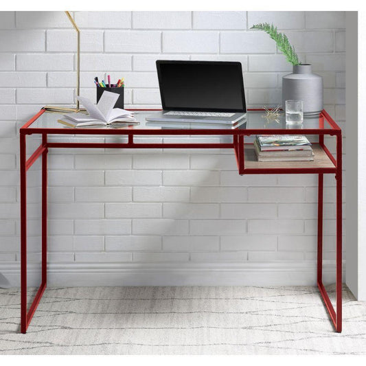 Yasin Writing Desk, Red