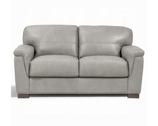 Cornelia Loveseat, Beige Leather