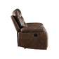 ACME Aashi Loveseat w/Console (Motion), Brown Leather-Gel Match