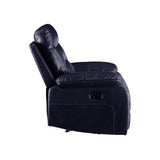 ACME Aashi Loveseat w/Console (Motion), Navy Leather-Gel Match