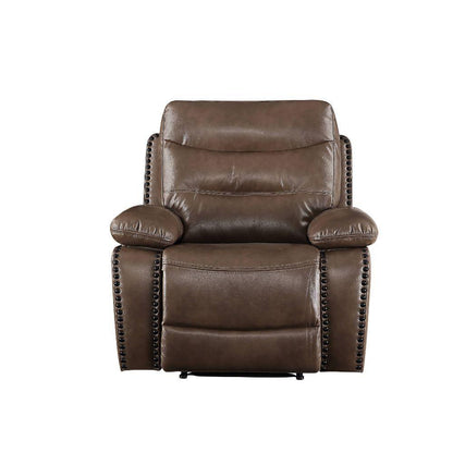 ACME Aashi Recliner , Brown Leather-Gel Match