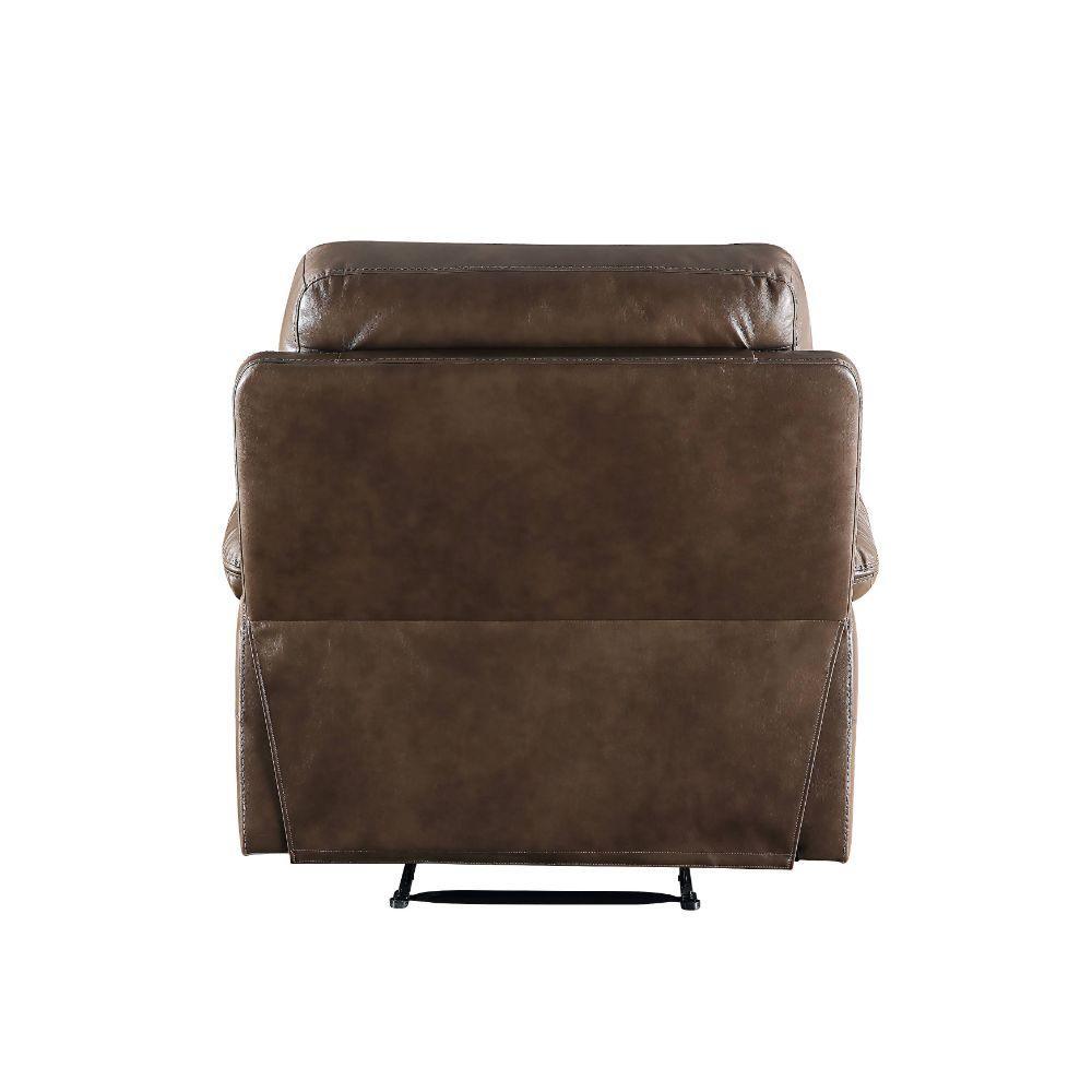 ACME Aashi Recliner , Brown Leather-Gel Match