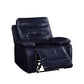 ACME Aashi Recliner , Navy Leather-Gel Match