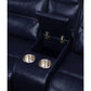 ACME Aashi Sofa (Motion), Navy Leather-Gel Match