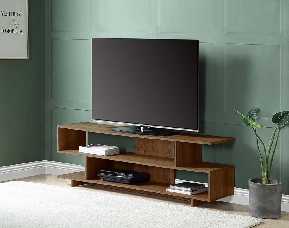 ACME Abhay TV Stand, Walnut Finish