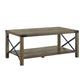 Abiram Coffee Table, Rustic Oak Finish