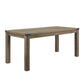 Abiram Dining Table, Rustic Oak Finish