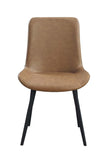 ACME Abiram Side Chair (Set-2), Brown PU