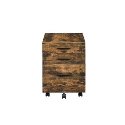 ACME Abner File Cabinet, Weathered Oak