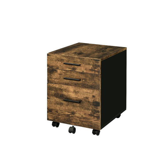 ACME Abner File Cabinet, Weathered Oak