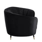 ACME Achim Sofa, Black Velvet