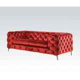 ACME Adam Loveseat, Red Velvet