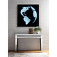 ACME Adamas Wall Art w/LED, Smoky Glass & Faux Crystal