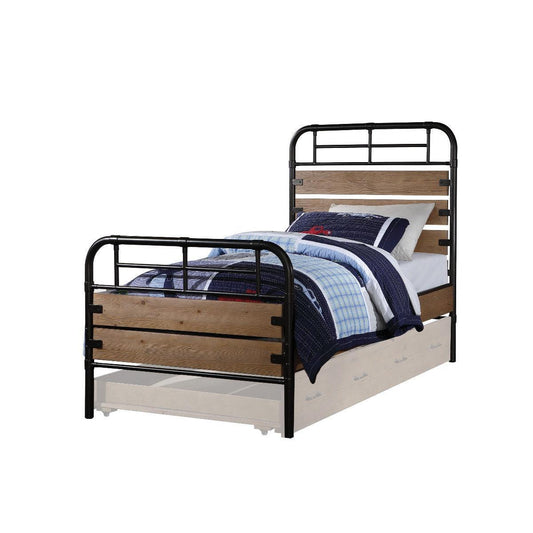 ACME Adams Twin Bed, Antique Oak  30610T