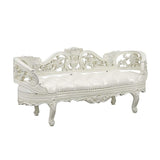 ACME Adara Bench, Antique White Finish