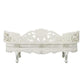 ACME Adara Bench, Antique White Finish