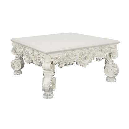 ACME Adara Coffee Table, Antique White Finish