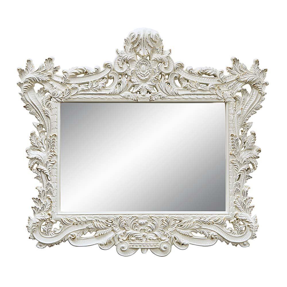 ACME Adara Mirror, Antique White Finish