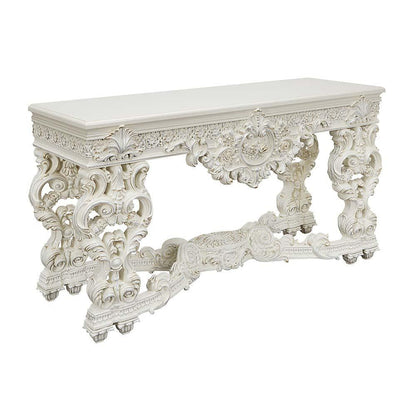 ACME Adara Sofa Table, Antique White Finish