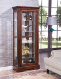 ACME Addy Curio Cabinet, Cherry