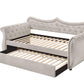 ACME Adkins Daybed & Trundle, Beige Fabric