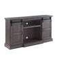 ACME Admon TV Stand w/Fireplace, Gray Oak