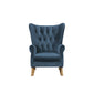 ACME Adonis Accent Chair, Azure Blue Velvet