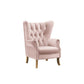 ACME Adonis Accent Chair, Blush Pink Velvet