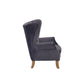 ACME Adonis Accent Chair, Gray Velvet