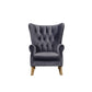 ACME Adonis Accent Chair, Gray Velvet