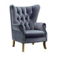 ACME Adonis Accent Chair, Gray Velvet