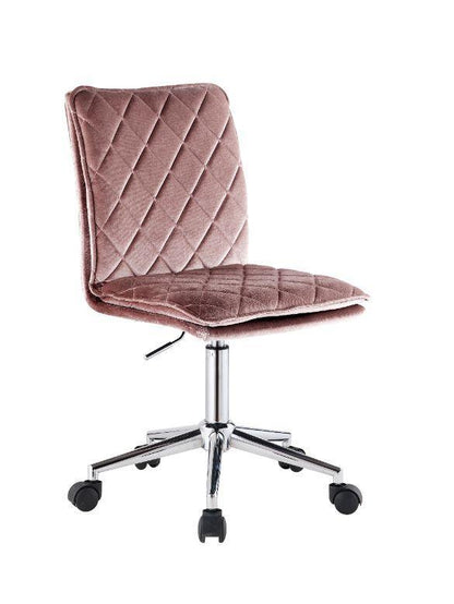 ACME Aestris Office Chair, Pink Velvet