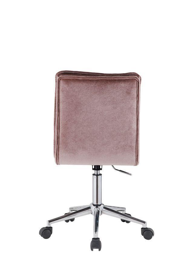 ACME Aestris Office Chair, Pink Velvet