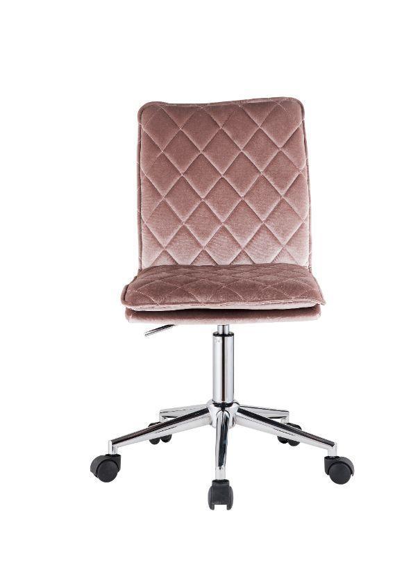 ACME Aestris Office Chair, Pink Velvet