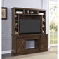 ACME Aksel Entertainment Center w/Fireplace, Walnut