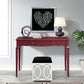 ACME Alsen Console Table, Red Finish