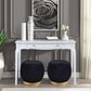 ACME Alsen Console Table, White Finish