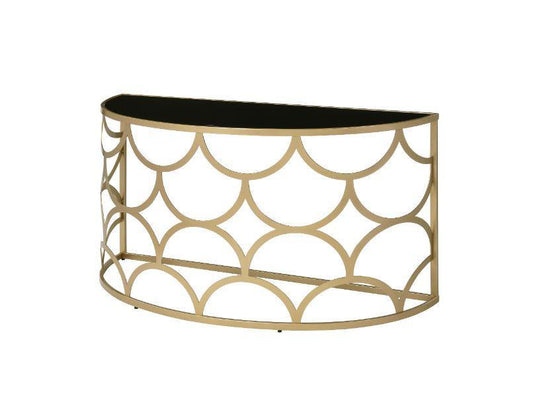 Altus Console Table, Gold Finish
