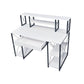 Amiel Writing / Music Recording Studio Desk, White & Black