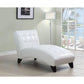 ACME Anna Lounge Chaise, White PU