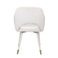 ACME Applewood Accent Chair, Cream Velvet & Gold