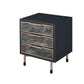 ACME Arbyrd Accent Table, Black & Champagne