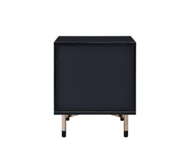 ACME Arbyrd Accent Table, Black & Champagne